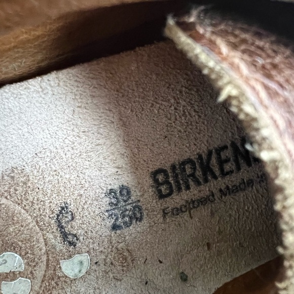 Vintage Birkenstock leather shoes size 39 brown oxfords